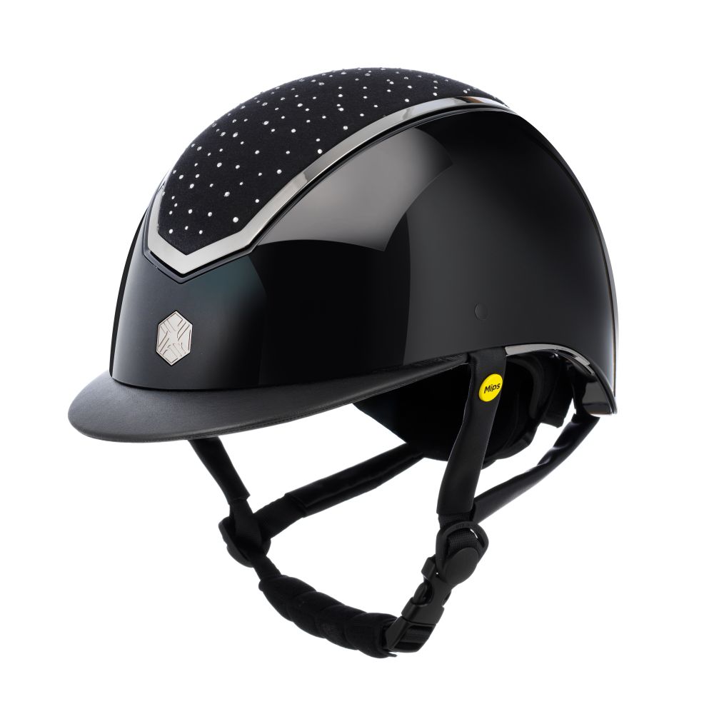 Charles Owen EQX Kylo Crystal Gloss Riding Helmet - Adult sizes