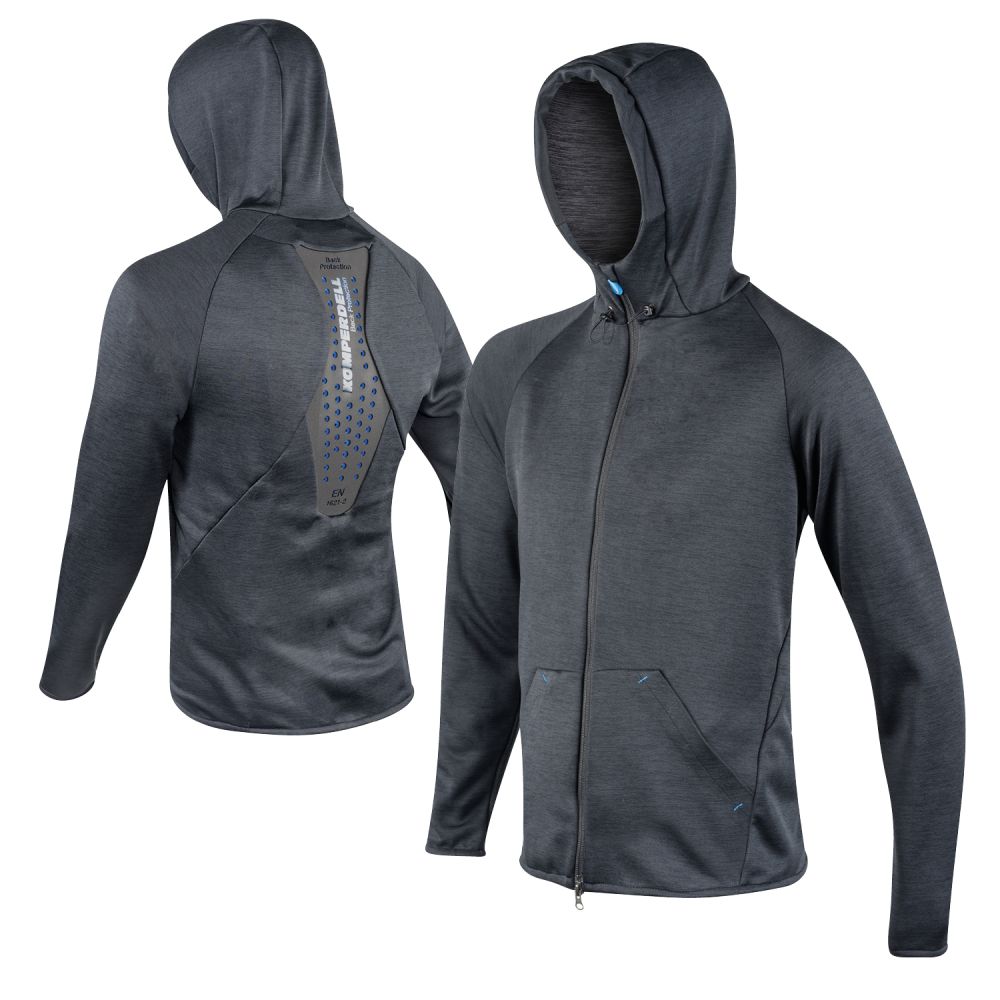 Komperdell - Mens Full Zip Hoody with Back Protection