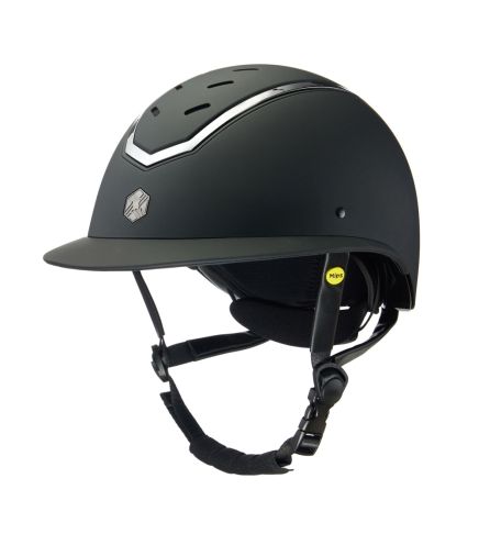 Charles Owen EQX Kylo Matt MIPS Wide Peak Riding Helmet - Childrens sizes